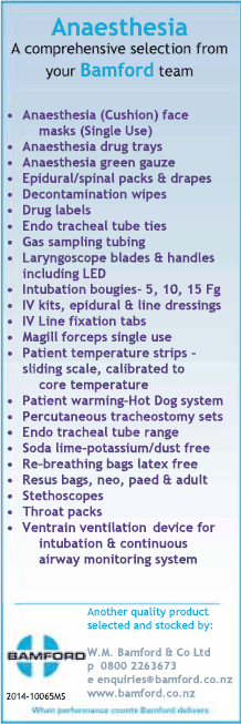 Anaesthesia - a comprehensive selection form of debridement